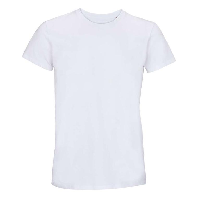 Tricou cu guler rotund unisex Sol's Re Crusader Alb