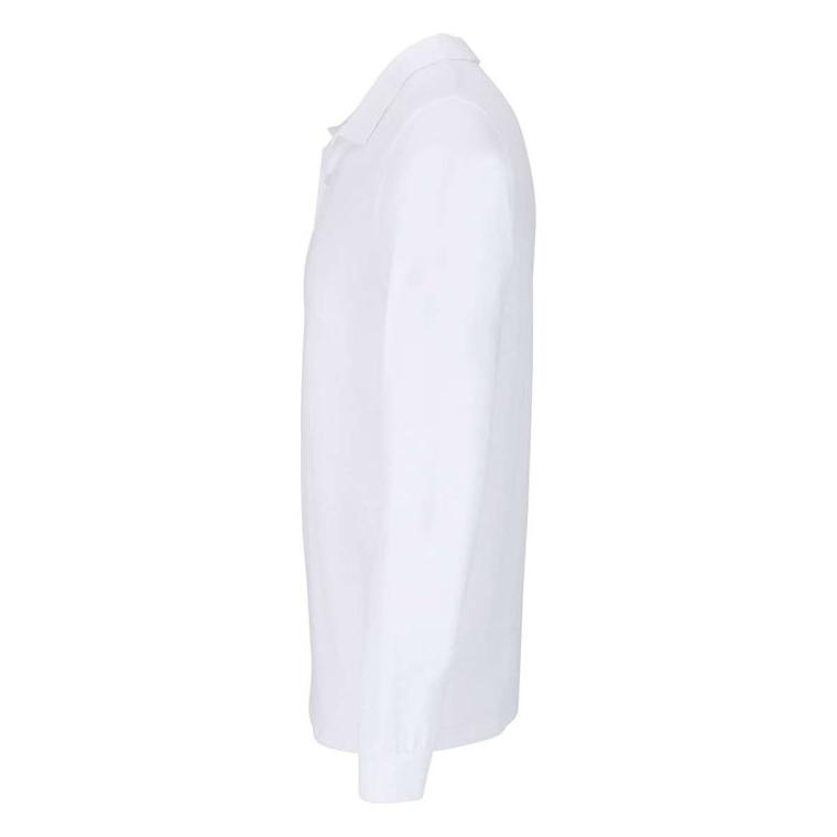 Tricou Polo cu mânecă lungă unisex Sol's Planet Lsl  Alb M