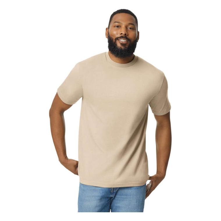 Tricou ușor din bumbac pentru adulți Beige