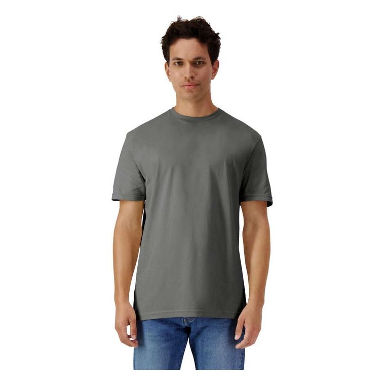 Tricou ușor din bumbac pentru adulți Gri