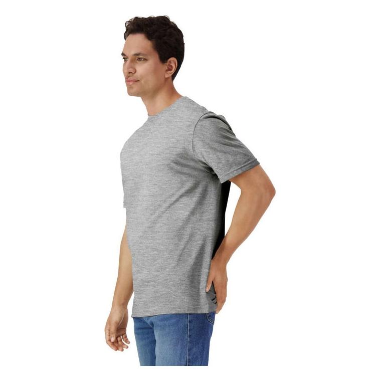 Tricou ușor din bumbac pentru adulți Gri XXL