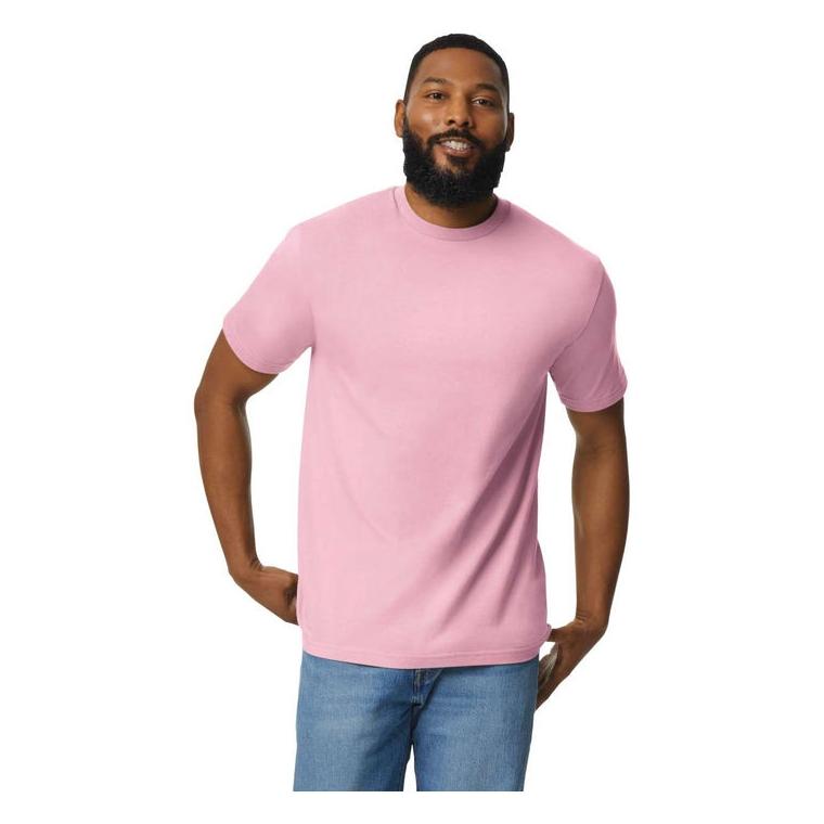 Tricou ușor din bumbac pentru adulți Roz