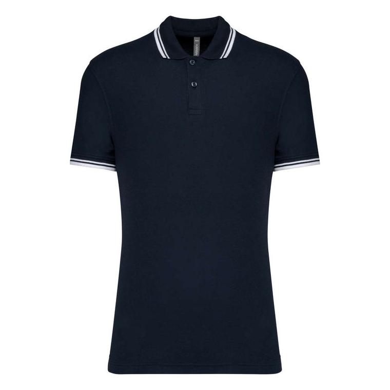 Tricou Polo cu două dungi pentru bărbați Orion Navy Blue