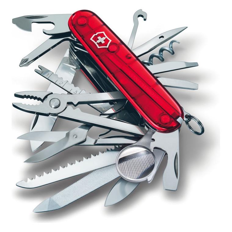 Briceag multifuncțional transparent Victorinox SWISSCHAMP 
