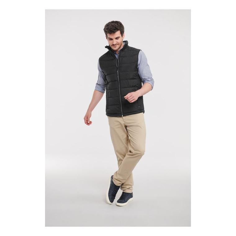 Vestă termoizolantă pentru bărbați Nano Negru 4XL