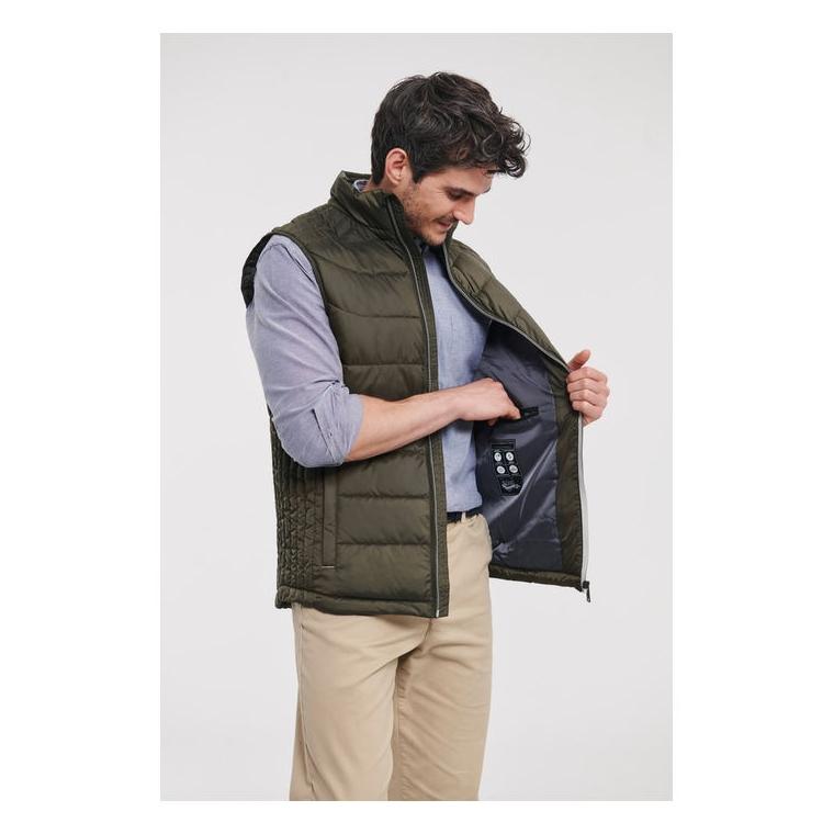 Vestă termoizolantă pentru bărbați Nano Dark Olive 4XL