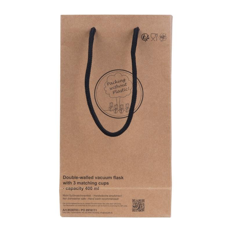 Set sticle termoizolante Iceland Negru