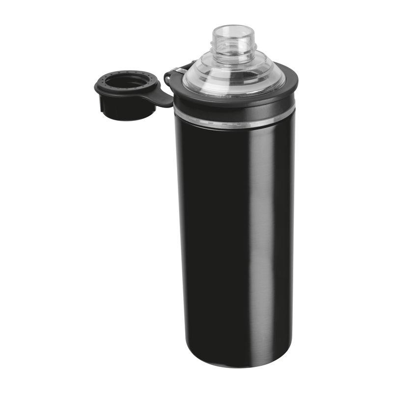 Sticlă din oțel inoxidabil Monza 500 ml Negru