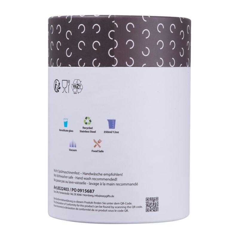 Pahar termos Palm Bay 350 ml Negru