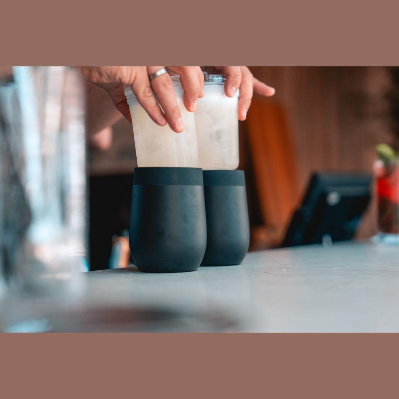 Pahar termos Palm Bay 350 ml Negru