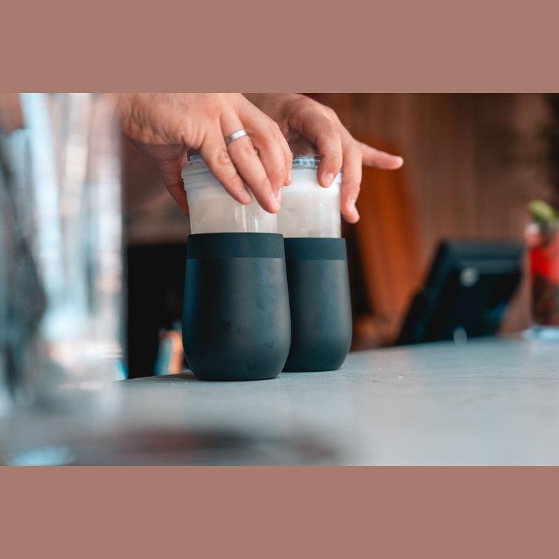 Pahar termos Palm Bay 350 ml Negru