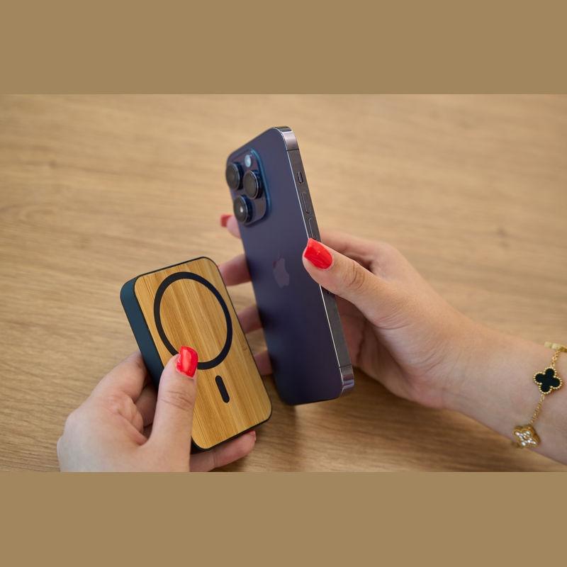 Baterie externă wireless Cairo 5.000 mAh Beige