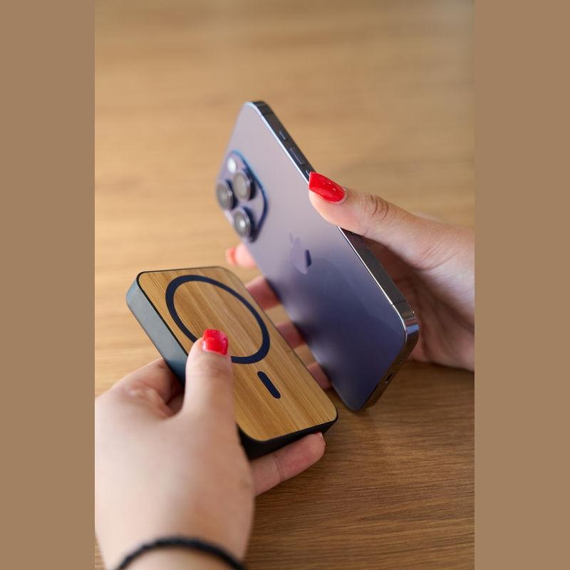 Baterie externă wireless Cairo 5.000 mAh Beige