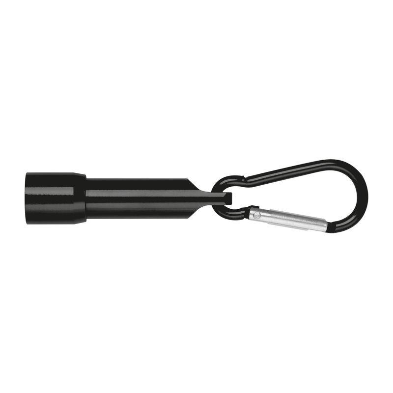 Mini lanternă de buzunar Bergamo Negru