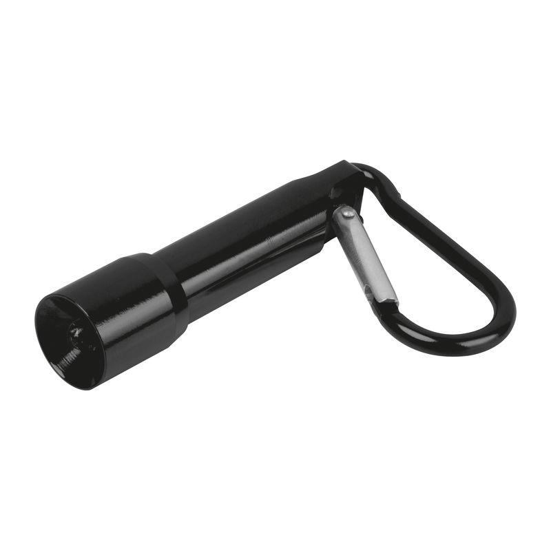 Mini lanternă de buzunar Bergamo Negru