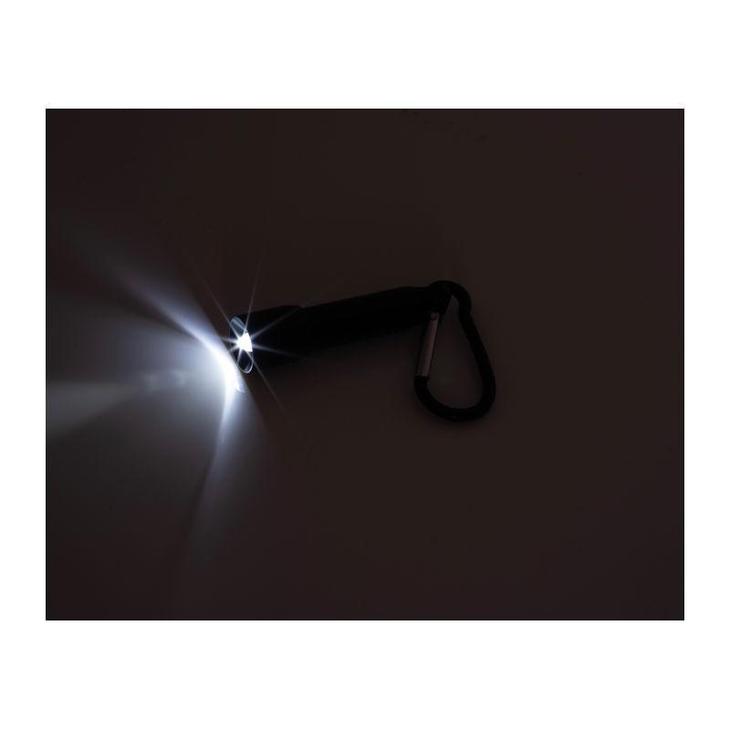 Mini lanternă de buzunar Bergamo Negru
