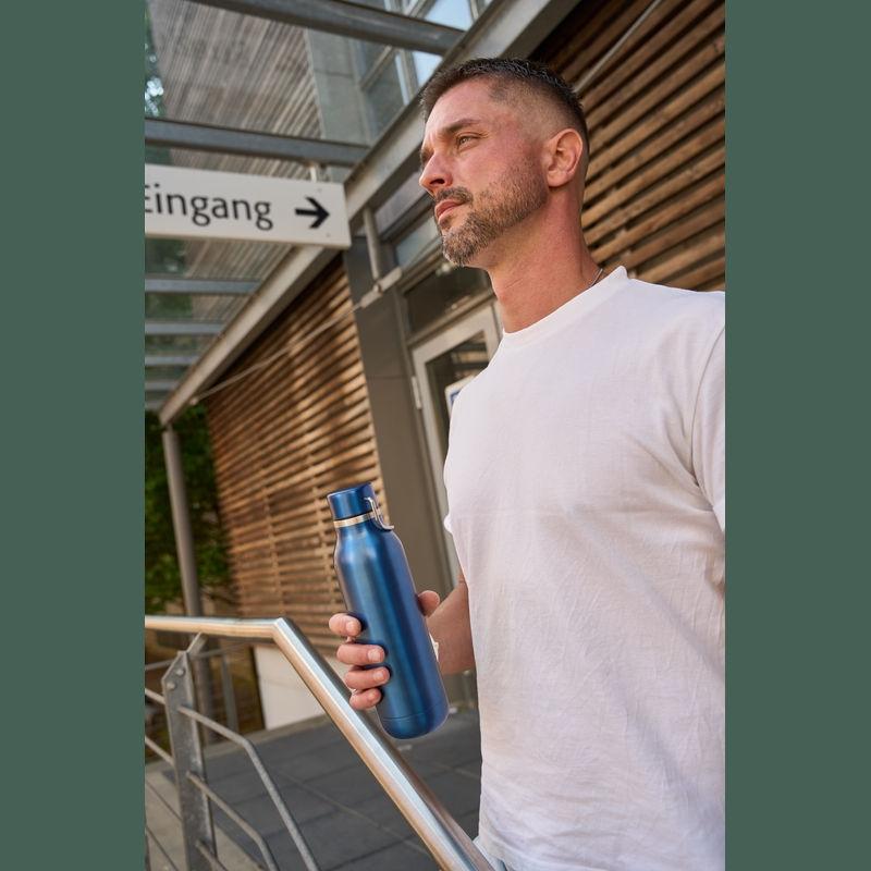 Sticlă din oțel inoxidabil Borgholm Albastru