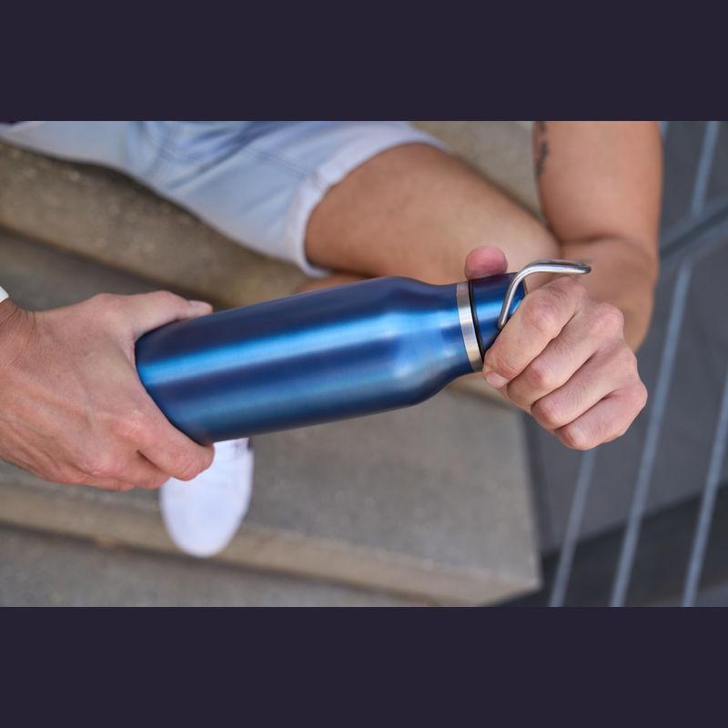 Sticlă din oțel inoxidabil Borgholm Albastru