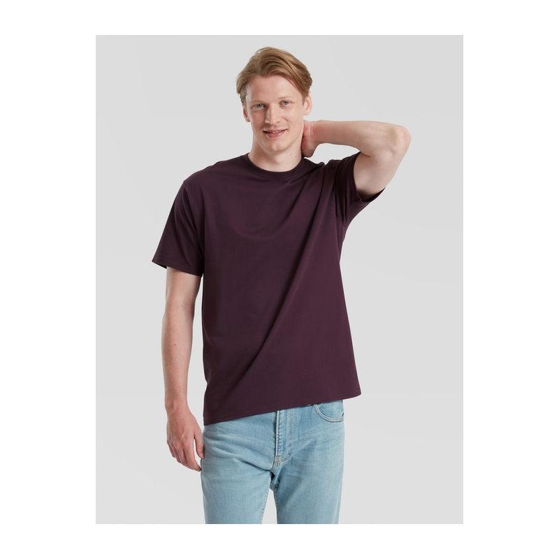 Tricou Pure Cotton Dark Plum 3XL