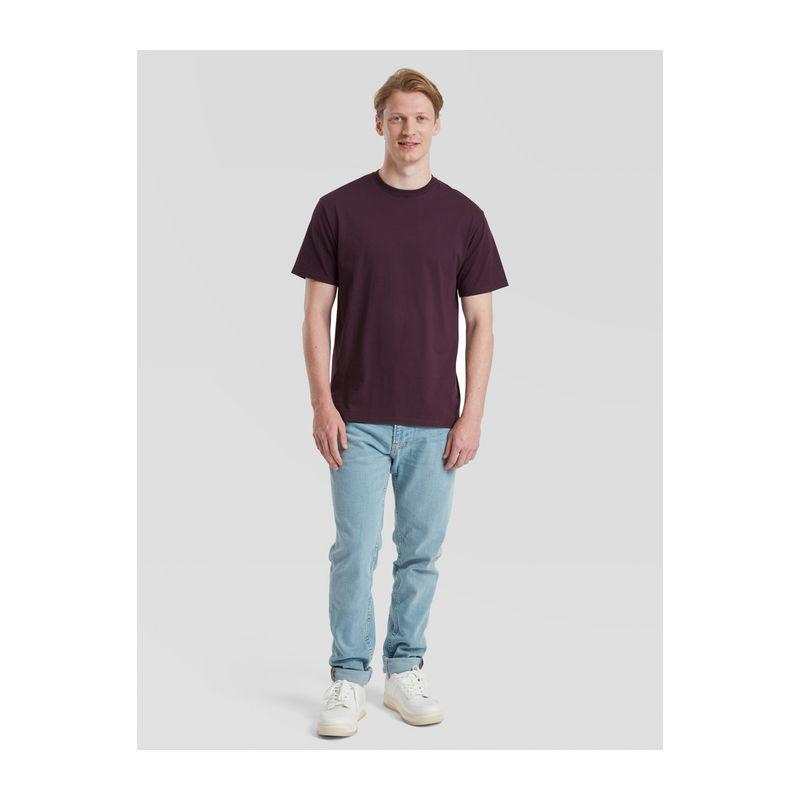 Tricou Pure Cotton Dark Plum 3XL