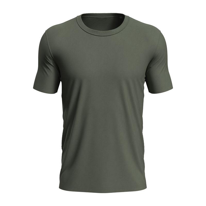 Tricou Unisex Morgan cu guler la baza gâtului Verde L