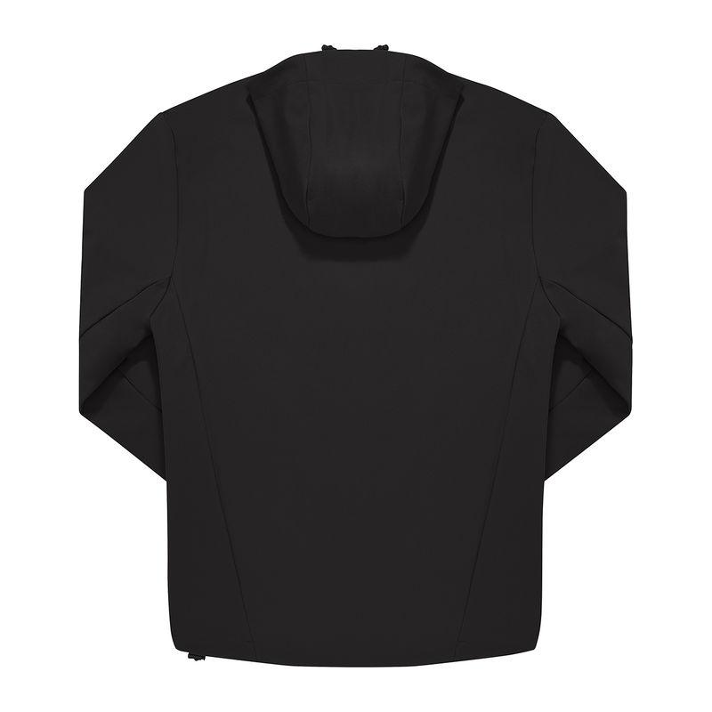 Jachetă Softshell cu glugă B&C Reset 3Lr Negru L