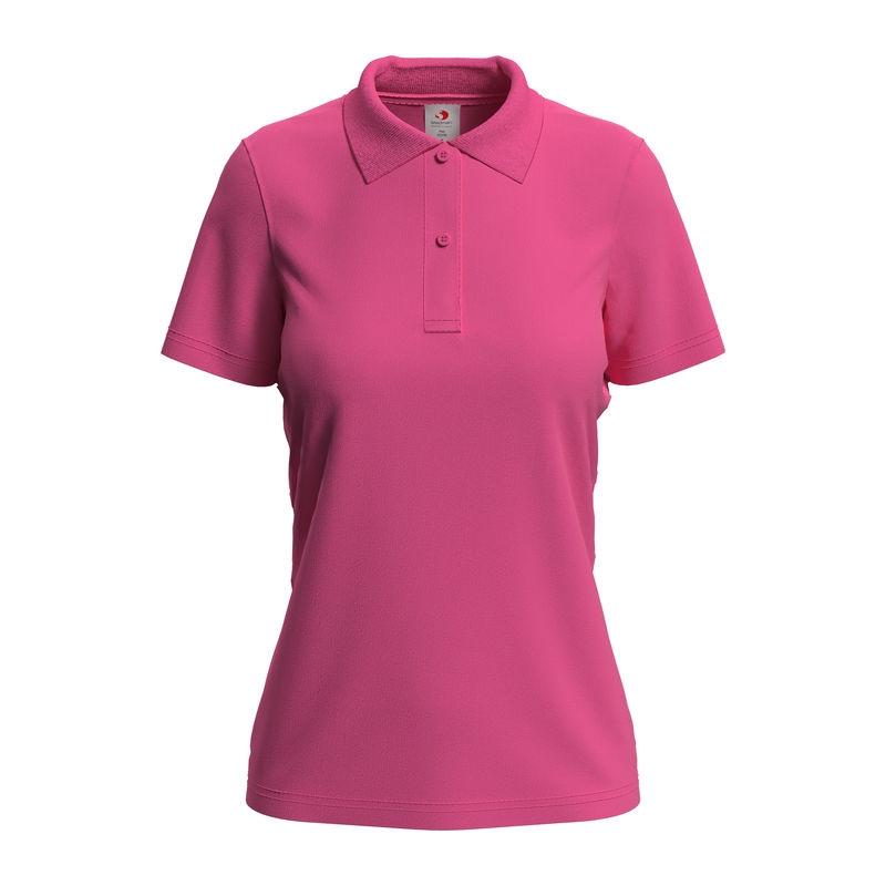 Tricou Polo damă Classic Roz L