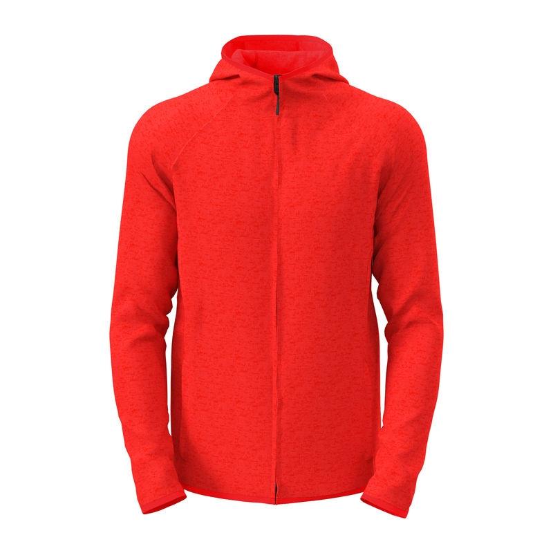 Jachetă Unisex Lux din fleece tricotat cu glugă