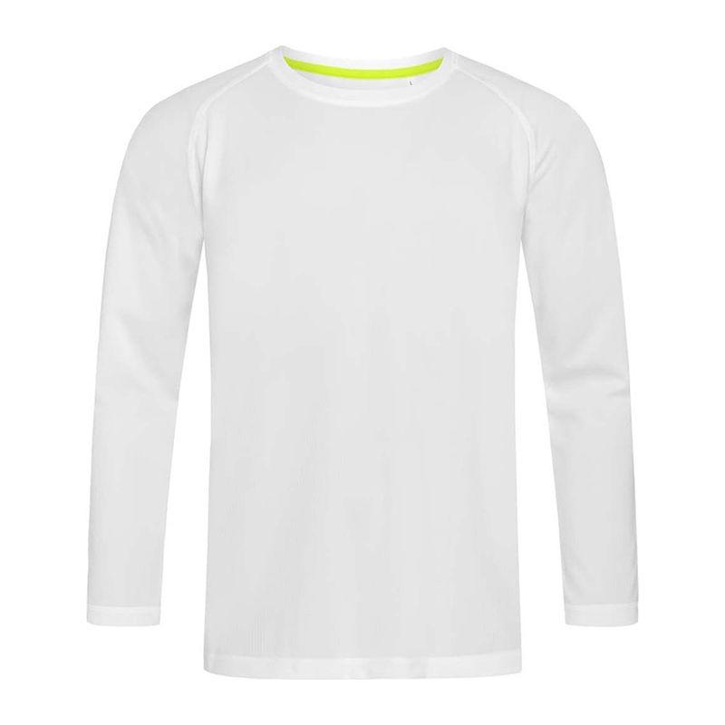Tricou Unisex Mesh cu mânecă lungă Alb M