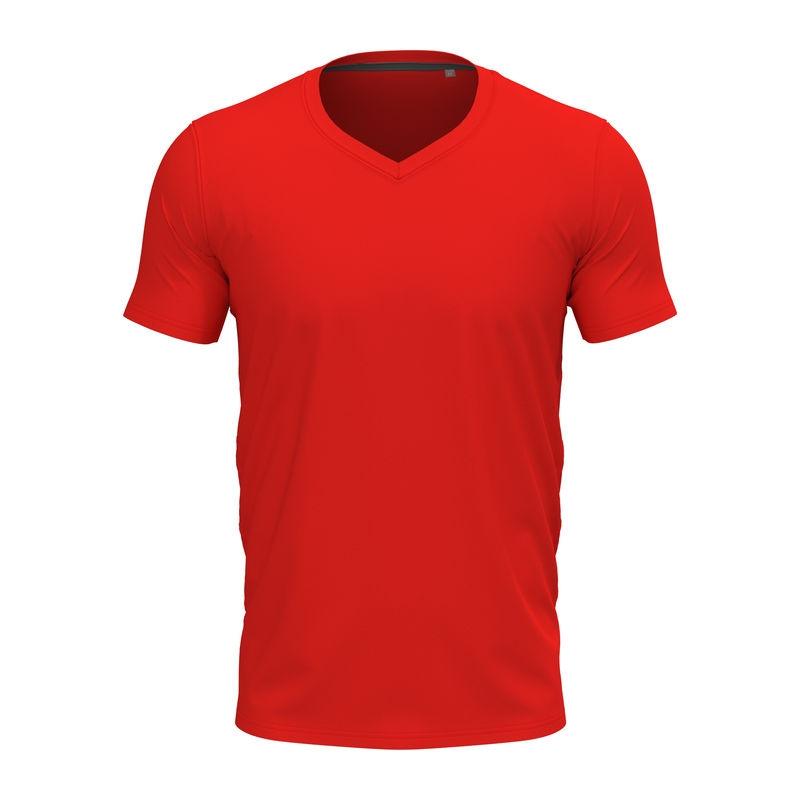 Tricou Unisex Stretch-T cu guler în V