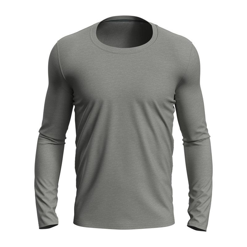Tricou Unisex Stretch-T cu mânecă lungă Gri XL