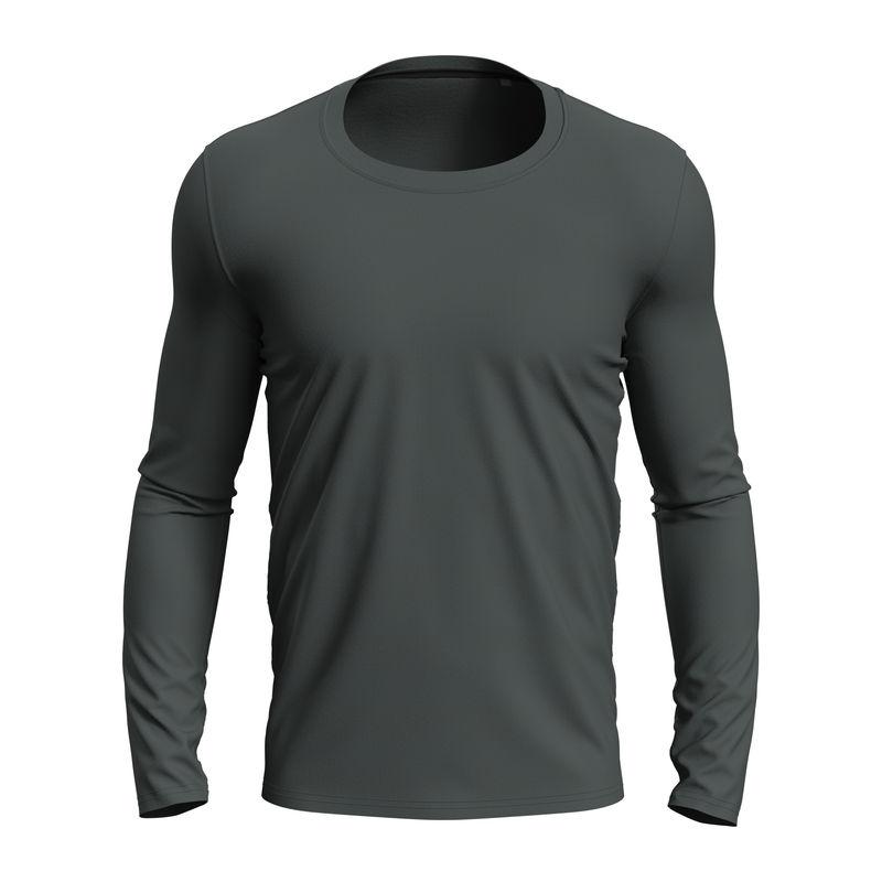 Tricou Unisex Stretch-T cu mânecă lungă Gri XL