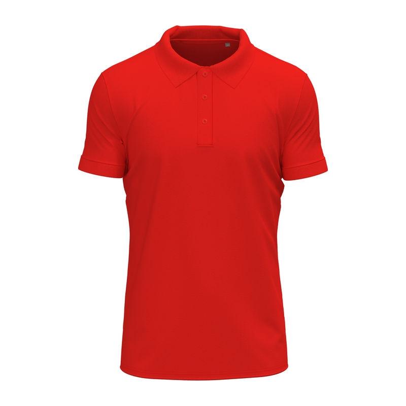Tricou Polo Unisex Stretch Rosu 3XL