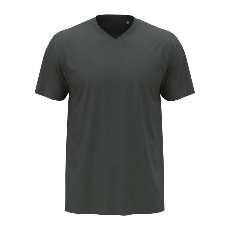 Tricou Unisex Classic-T cu guler în V