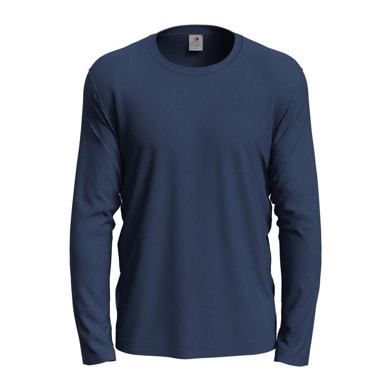 Tricou Unisex Classic-T cu mânecă lungă BLEUMARIN L