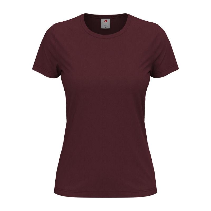 Tricou damă Classic-T Bordeaux S