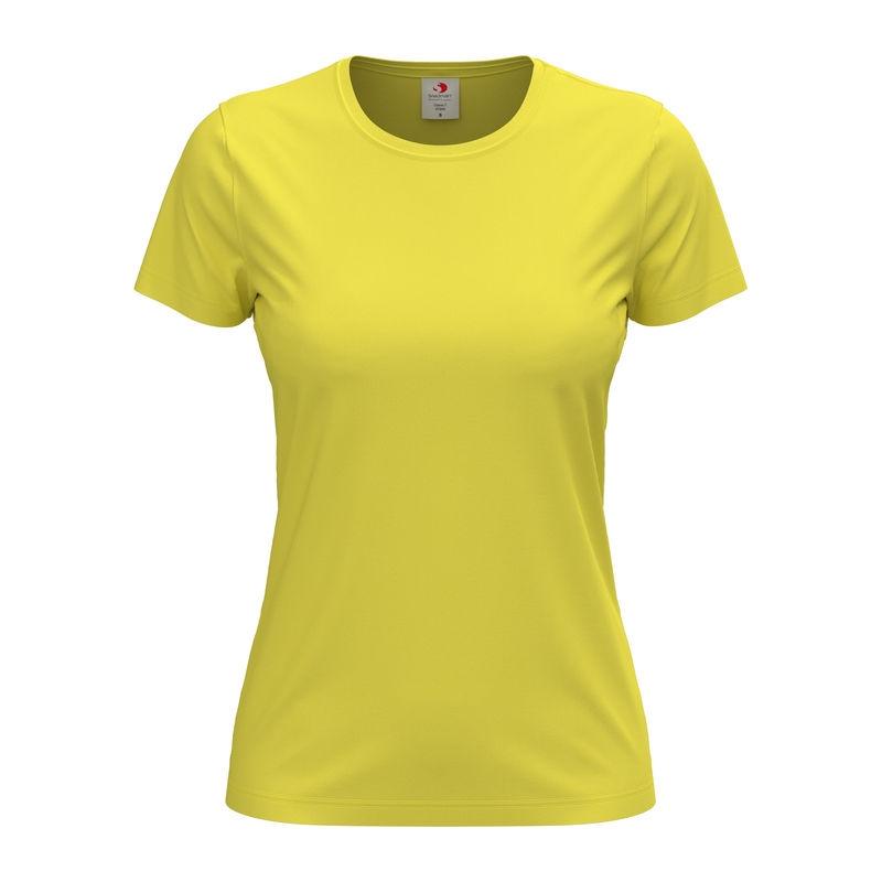 Tricou damă Classic-T Galben S