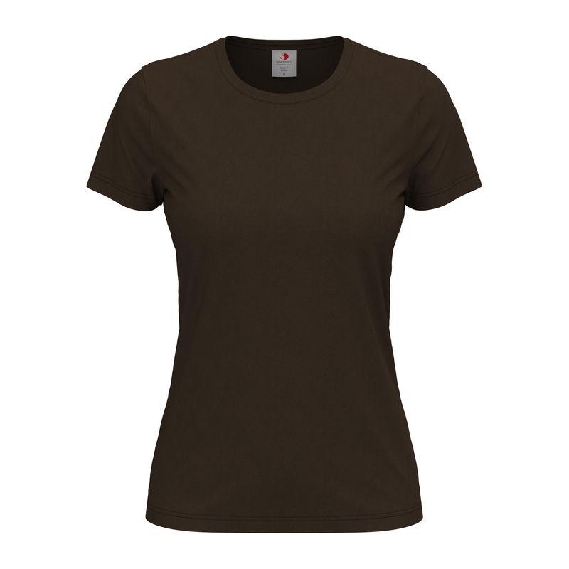 Tricou damă Classic-T Dark Chocolate S