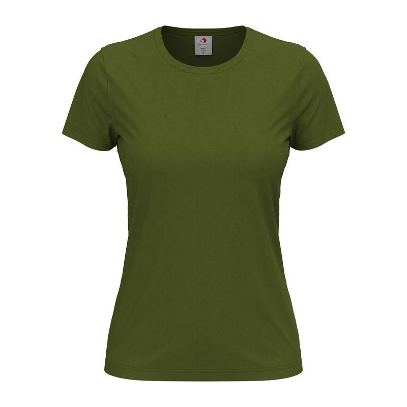 Tricou damă Classic-T Verde S