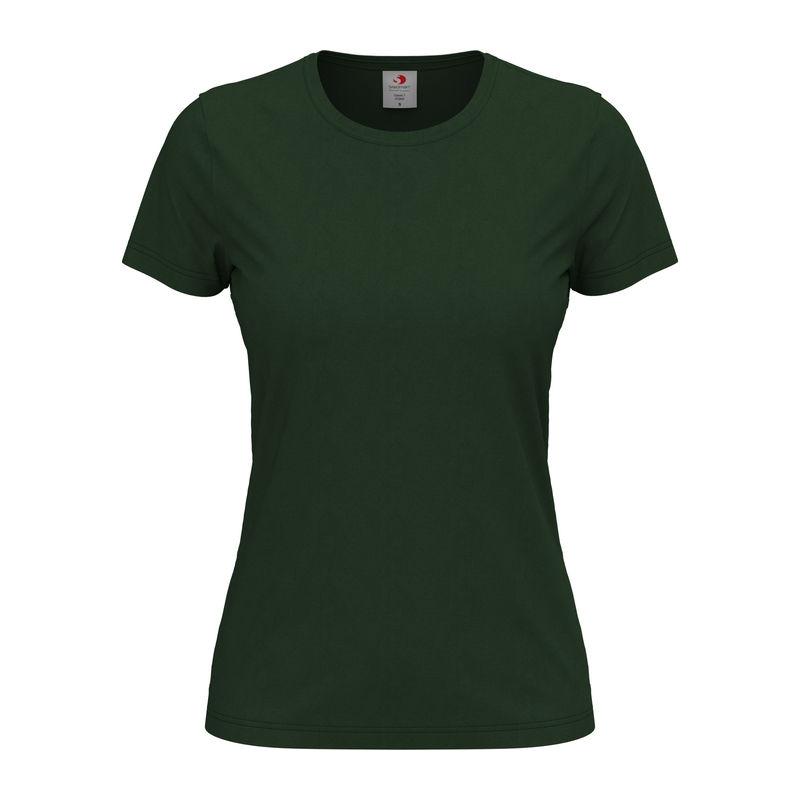 Tricou damă Classic-T VERDE STICLĂ 3XL
