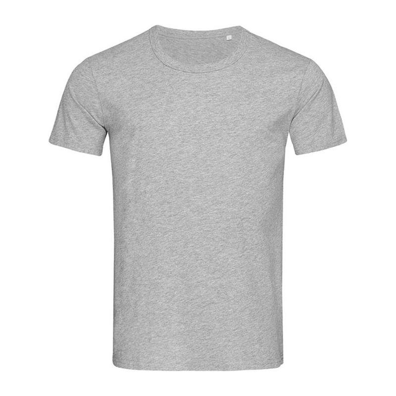 Tricou Ben Unisex cu guler la baza gâtului Gri XXL