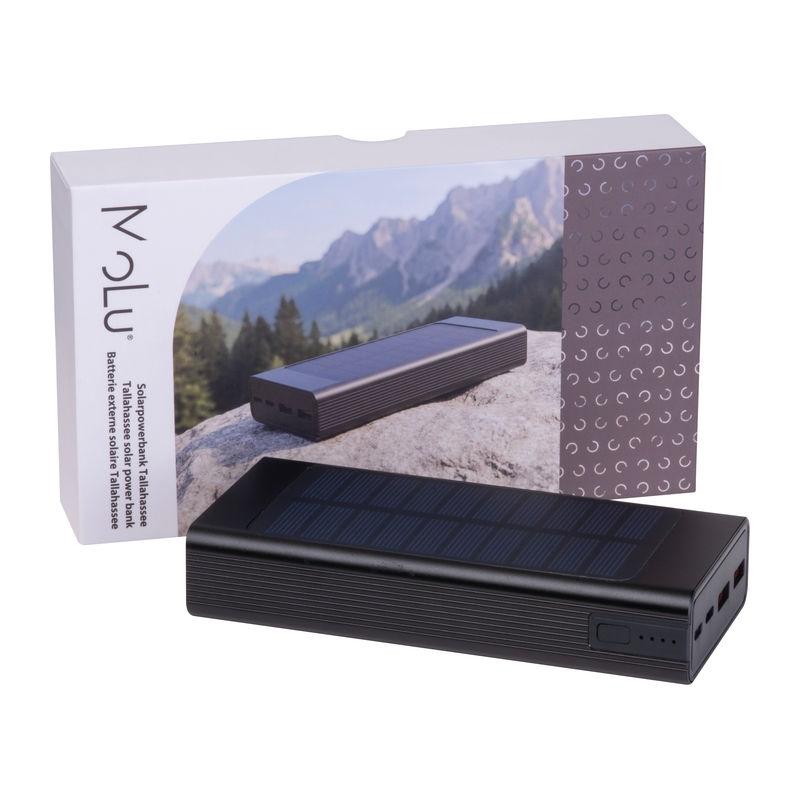 Baterie externă solară MoLu Tallahassee, 20.000 mAh