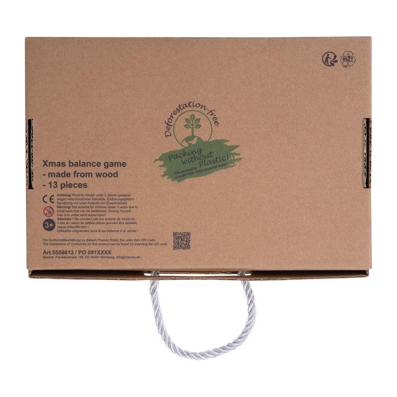 Joc de echilibru cu tematică de Crăciun Rabelsund Beige