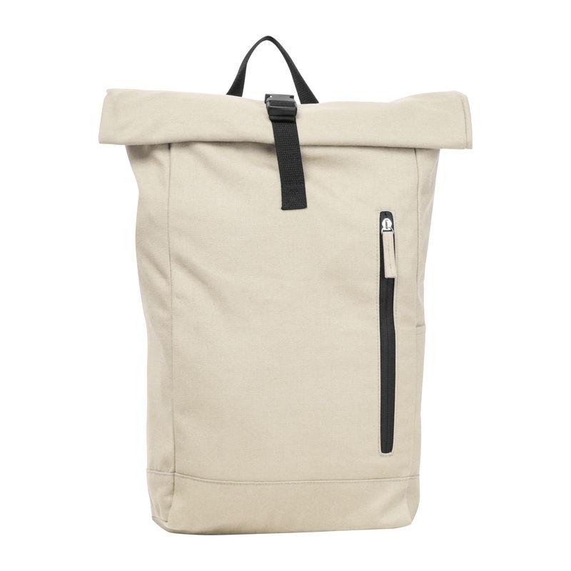 Rucsac din bumbac reciclat Woodstock Beige