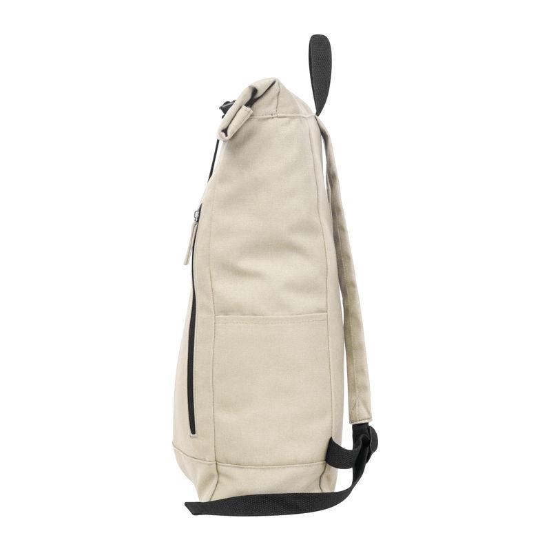 Rucsac din bumbac reciclat Woodstock Beige
