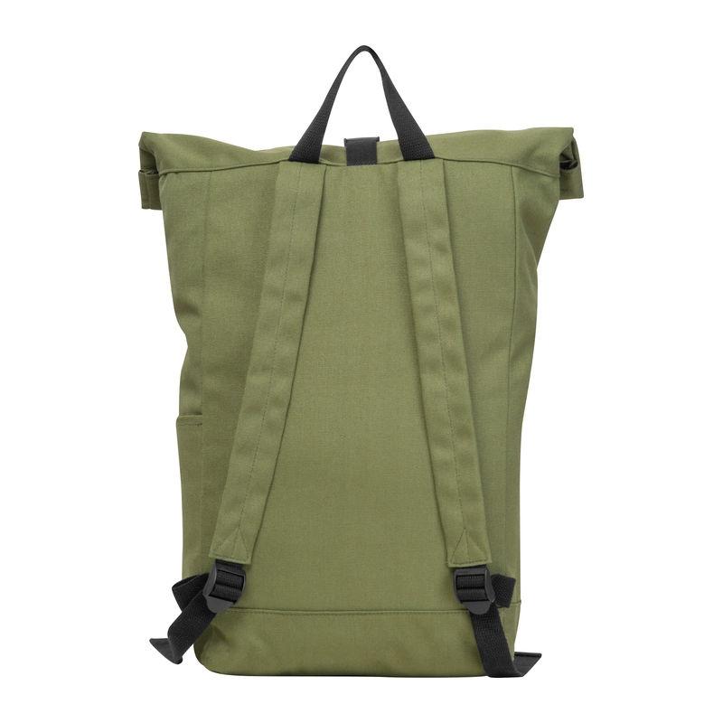 Rucsac din bumbac reciclat Woodstock Khaki