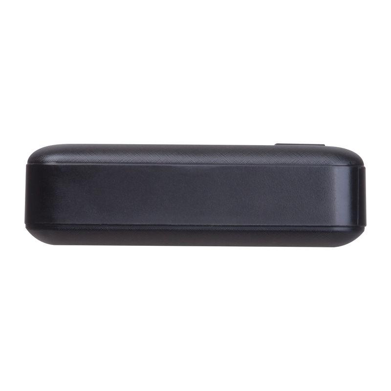 Baterie externă solară Crete, 10.000 mAh Negru
