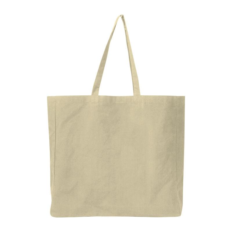 Sacoșă din bumbac reciclat Manhattan Beige