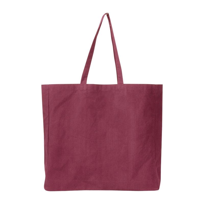 Sacoșă din bumbac reciclat Manhattan Bordeaux