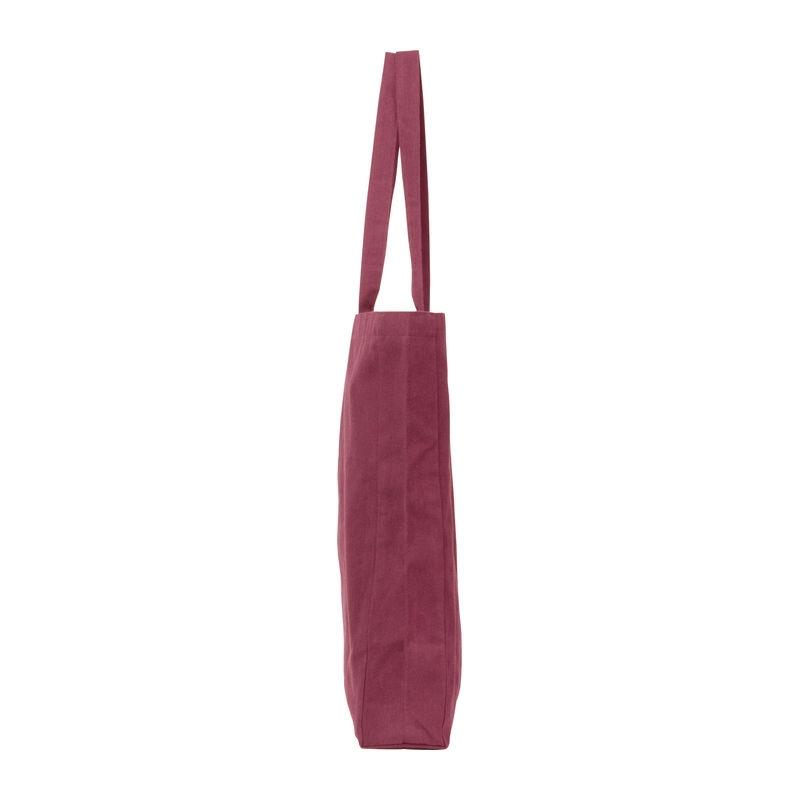 Sacoșă din bumbac reciclat Manhattan Bordeaux